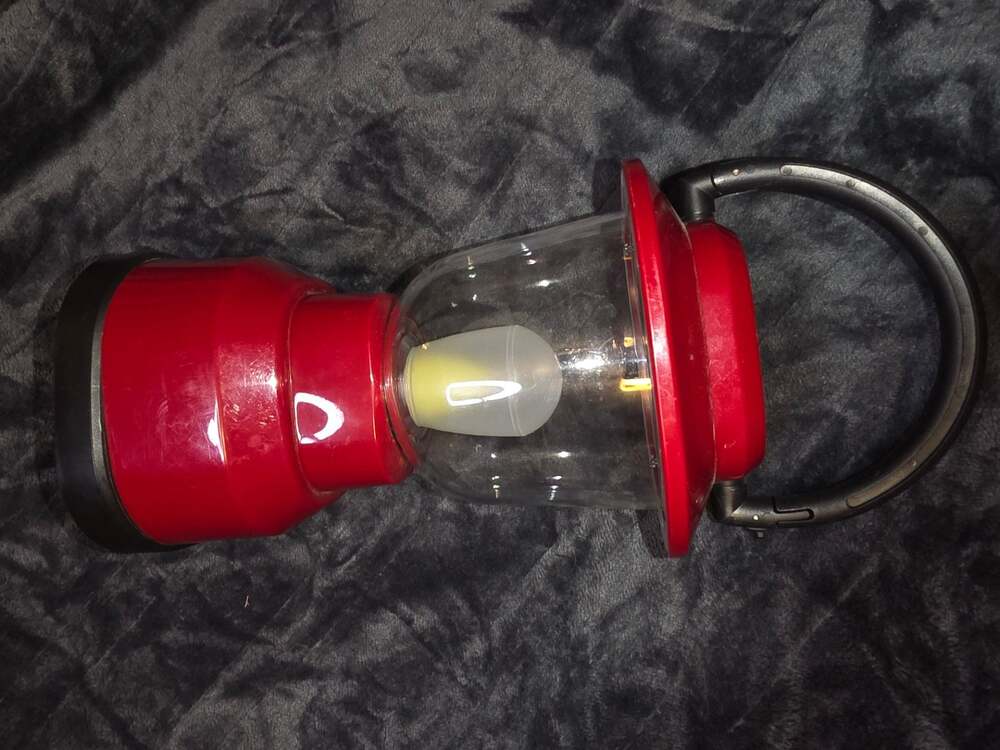 GE Enbrighten Weather-Resistant Dimmable LED Lantern - Crimson Red - Picture 2 of 5